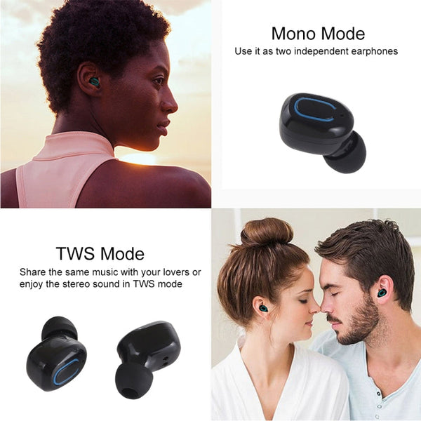 TI8S TWS Dazzling Wireless Stereo Bluetooth 5.0 Earphones with Charging Case