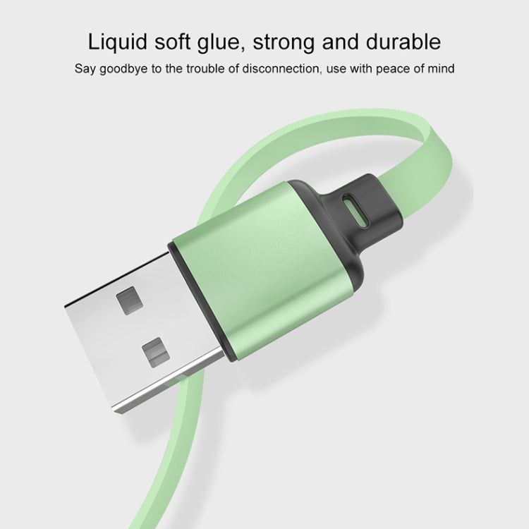 3.5A Liquid Silicone 3 in 1 USB to USB-C / Type-C + 8Pin + Micro USB Retractable Data Syn Charging Cable