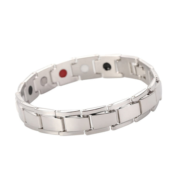 Men Detachable Titanium Steel Magnetic Therapy Bracelet Jewelry