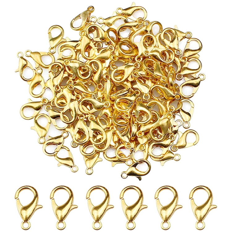100 PCS 12mm DIY Jewelry Accessories High-quality Alloy Lobster Claw