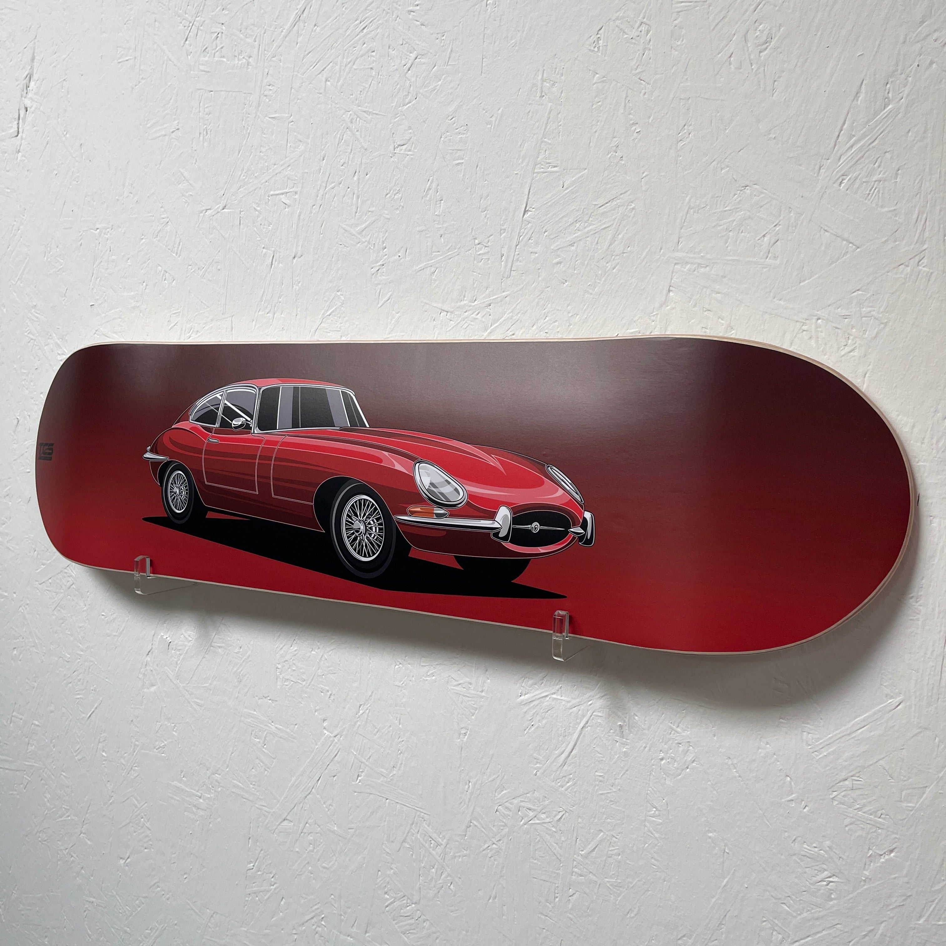 Jaguar E-Type Skate Deck Wall Art