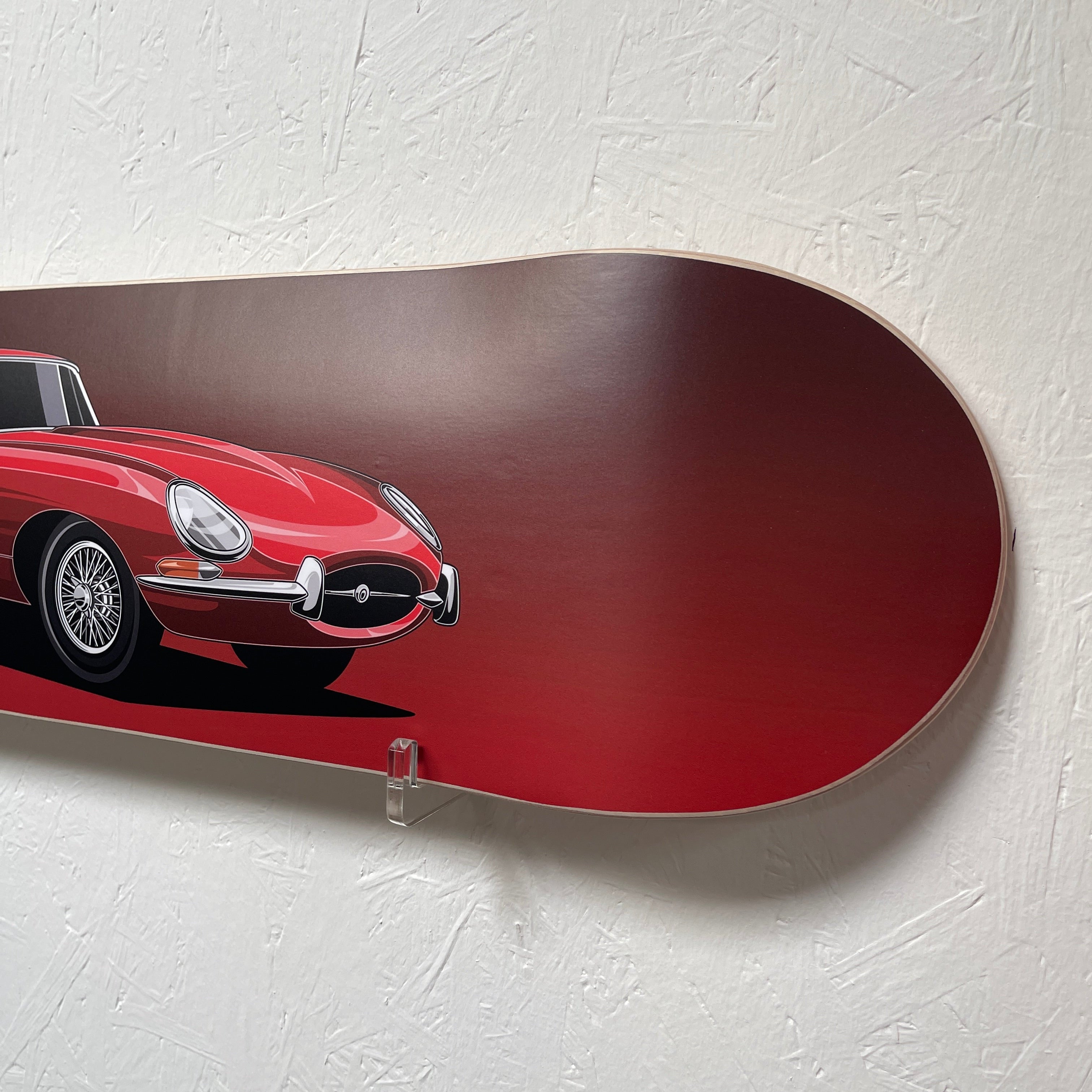 Jaguar E-Type Skate Deck Wall Art