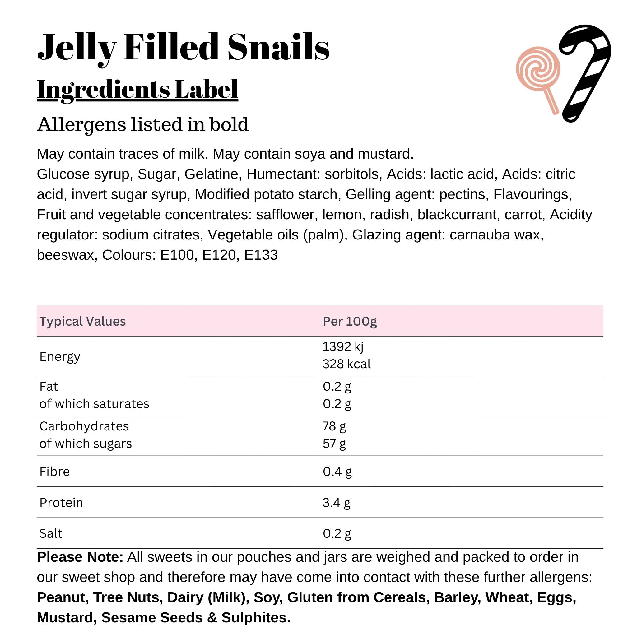 Jelly Filled Snails
