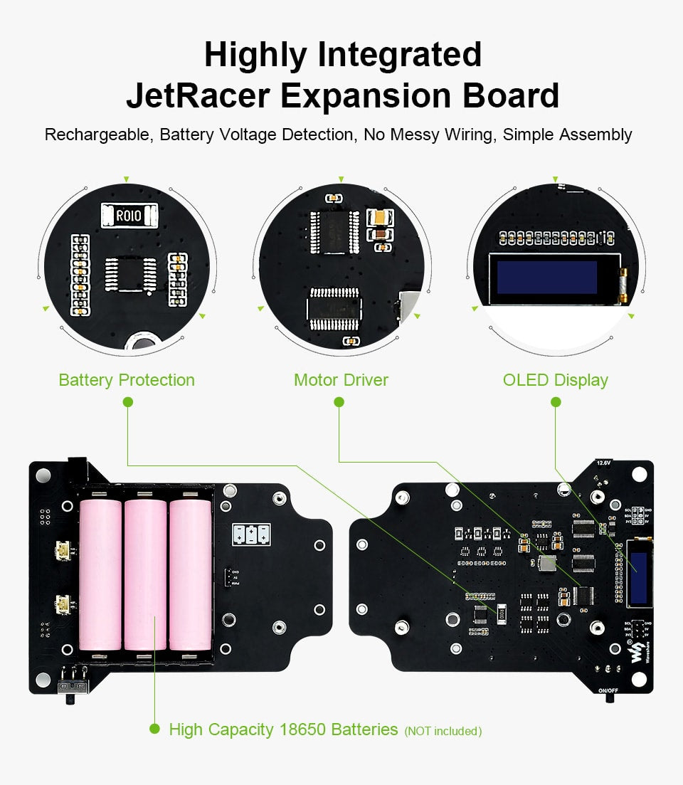 JetRacer AI Robot Car Kit for Nvidia Jetson