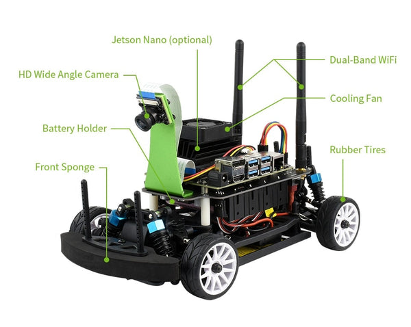 JetRacer Pro AI Robot Car Kit for Nvidia Jetson
