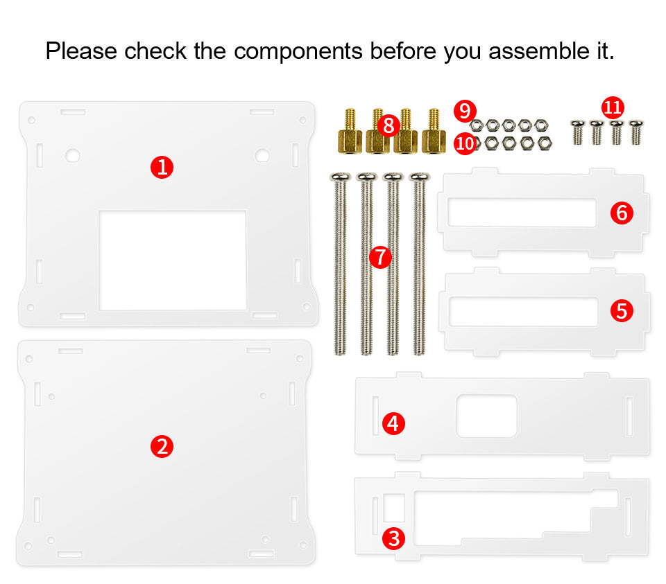 Acrylic Clear Case for Jetson Nano
