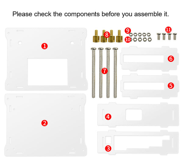 Acrylic Clear Case for Jetson Nano