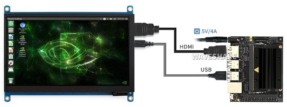 7inch HDMI IPS Capacitive Touch Screen LCD