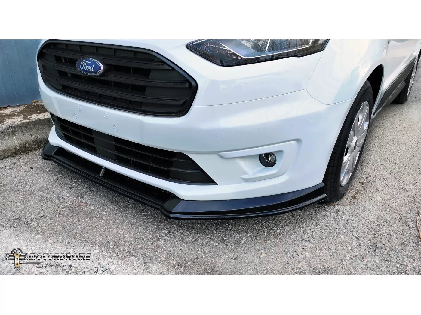 Motordrome Design Front Bumper Splitter Lower Valance Ford Transit Connect Facelift FL 2019+ ABS Plastic