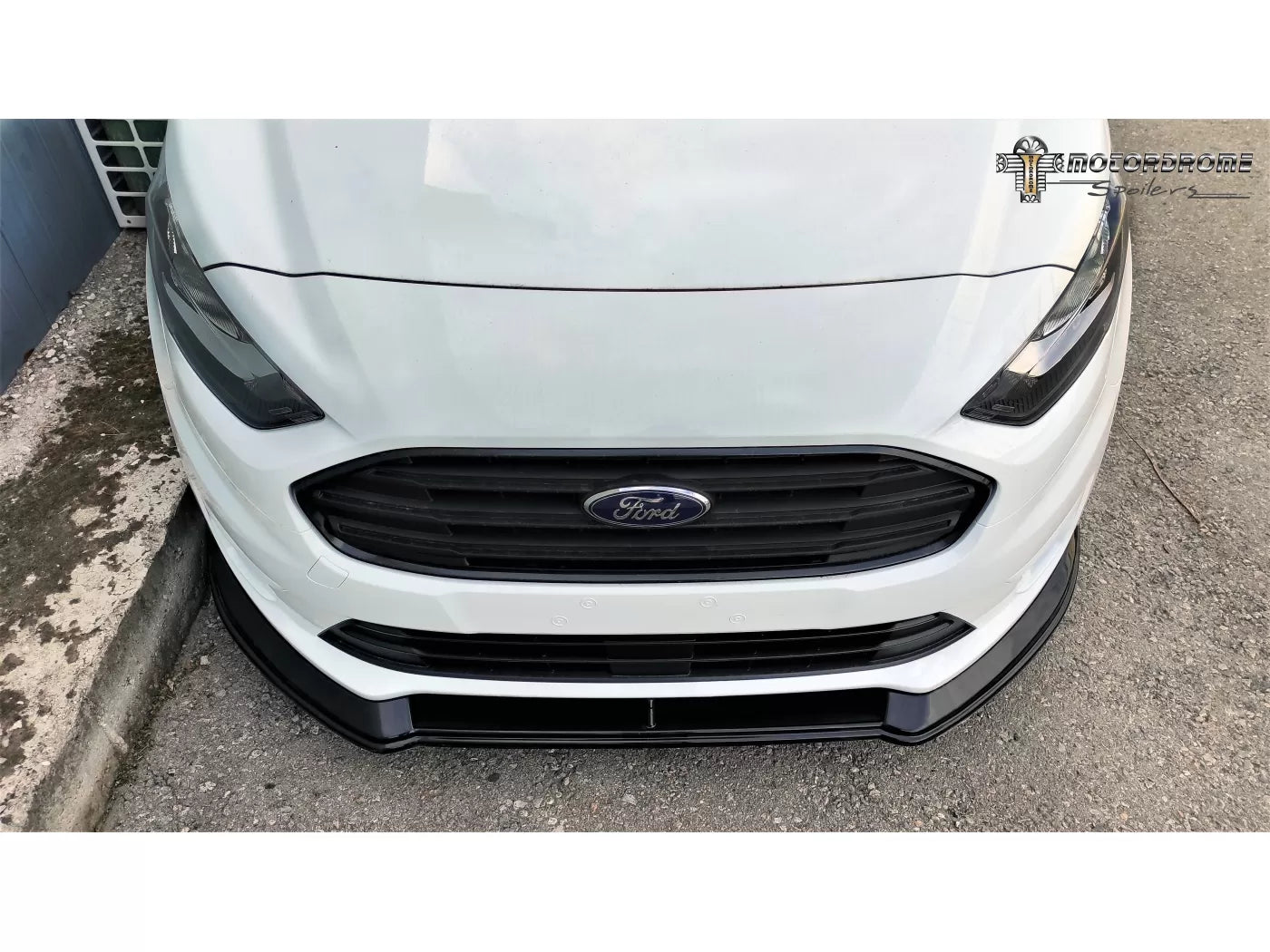 Motordrome Design Front Bumper Splitter Lower Valance Ford Transit Connect Facelift FL 2019+ ABS Plastic