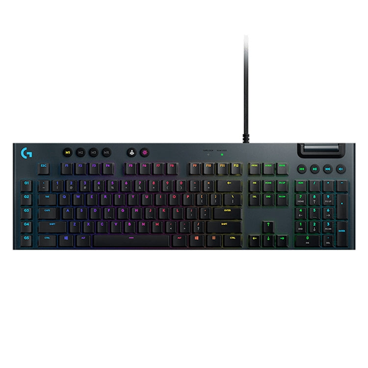 Logitech G813 RGB Mechanical Wired Gaming Keyboard (GL-Linear), Length: 1.8m, G813