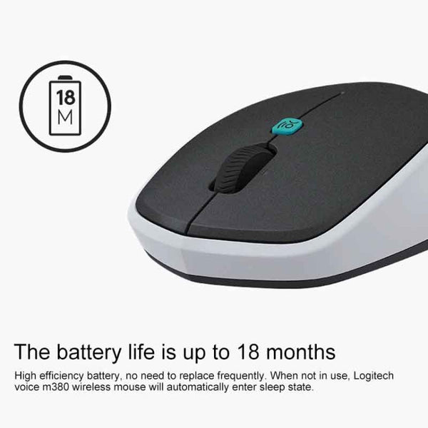 Logitech Voice M380 4 Buttons Smart Voice Input Wireless Mouse