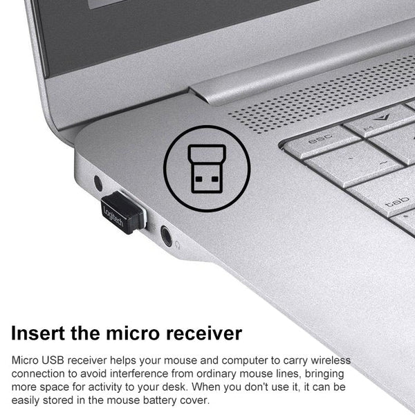 Logitech M220 1200DPI 2.4GHz Ergonomic Wireless Mouse