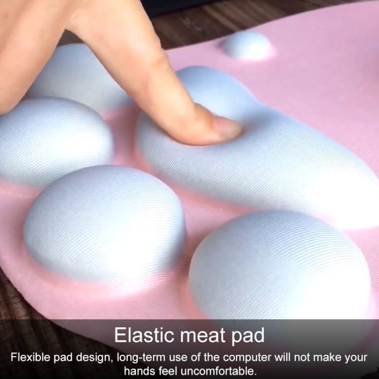 MONTIAN Cat Claw Shape Slow Soft Bracer Non-slip Silicone Mouse Pad