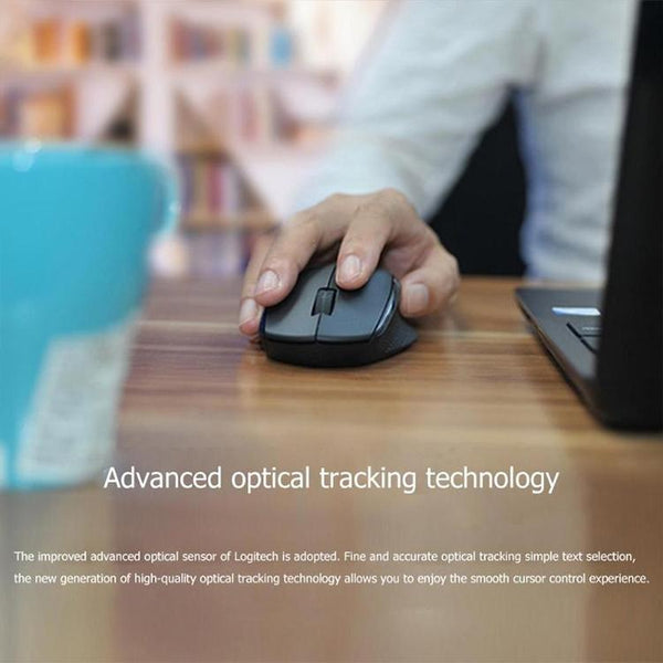 Logitech M280 2.4GHz 3-keys 1000DPI Wireless Optical Mouse, Wireless Range: 10m