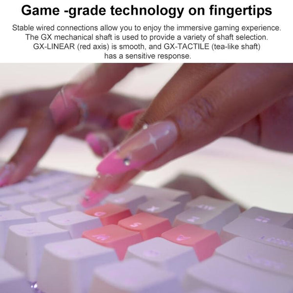 Logitech Aurora G713 RGB Wired Game E-sports 87-key Mechanical Keyboard with Palm Support, Red Shaft