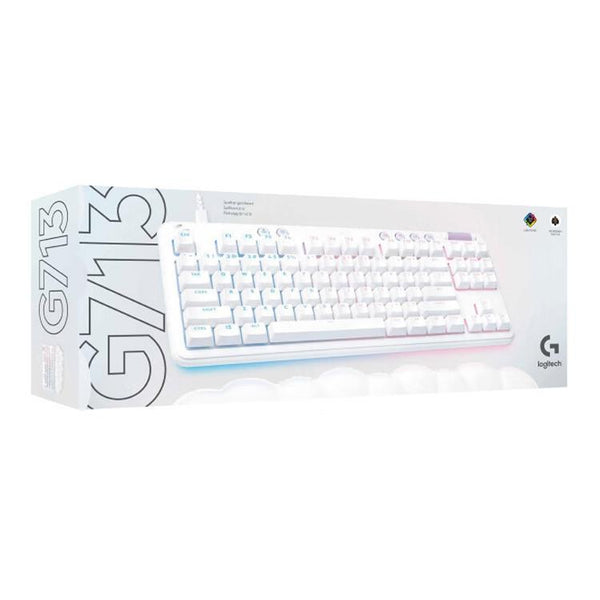 Logitech Aurora G713 RGB Wired Game E-sports 87-key Mechanical Keyboard with Palm Support, Red Shaft