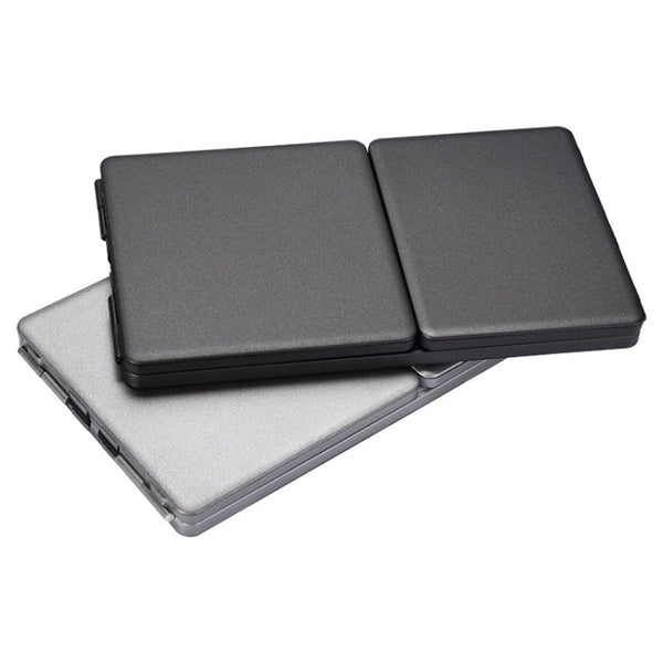 GK408 Three-fold Rechargeable Wireless Bluetooth Keyboard with Touchpad, Support Android / IOS / Windows