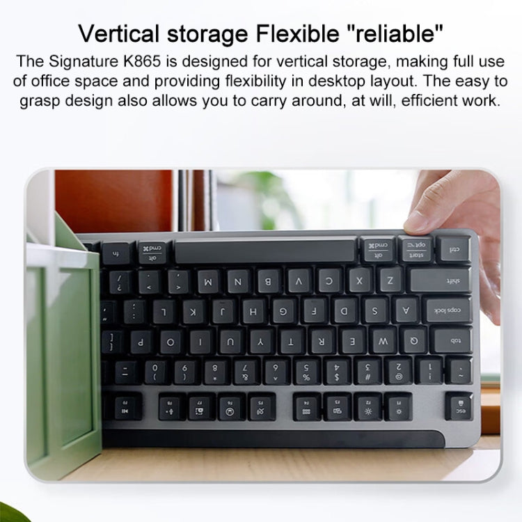 Logitech K865 104 Keys Wireless Bluetooth Mechanical Keyboard, Red Shaft