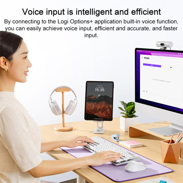 Logitech K865 104 Keys Wireless Bluetooth Mechanical Keyboard, Red Shaft