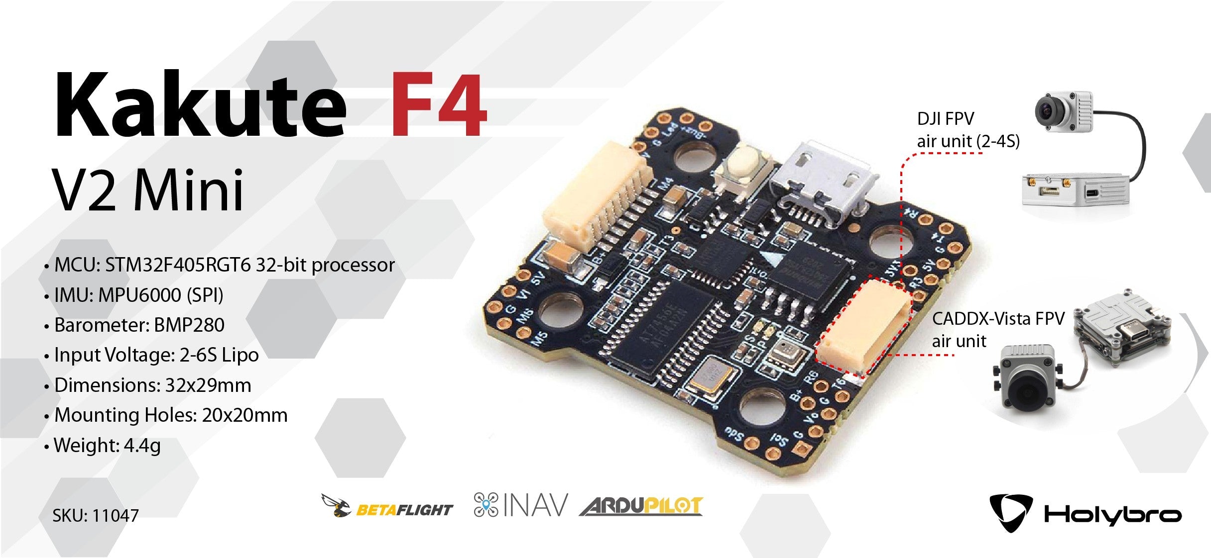 Kakute F4 Mini V2 Flight Controller