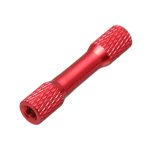 10pc M3x25 Knurled/Steppedd Standoffs Coloured Aluminium Pack