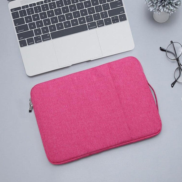 11.6 inch Universal Fashion Soft Laptop Denim Bags Portable Zipper Notebook Laptop Case Pouch for MacBook Air, Lenovo and other Laptops, Size: 32.2x21.8x2cm