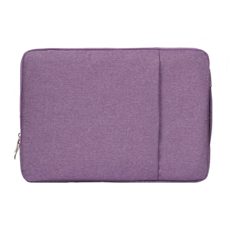 15.4 inch Universal Fashion Soft Laptop Denim Bags Portable Zipper Notebook Laptop Case Pouch for MacBook Air / Pro, Lenovo and other Laptops, Size: 39.2x28.5x2cm, 15.4 inch Purple, 15.4 inch Magenta, 15.4 inch Blue, 15.4 inch Grey, 15.4 inch Dark Blue...
