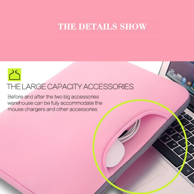 15.6 inch Portable Air Permeable Handheld Sleeve Bag for Laptops, Size: 41.5x30.0x3.5cm, 15.6 inch Magenta, 15.6 inch Black, 15.6 inch Pink, 15.6 inch Green, 15.6 inch Grey