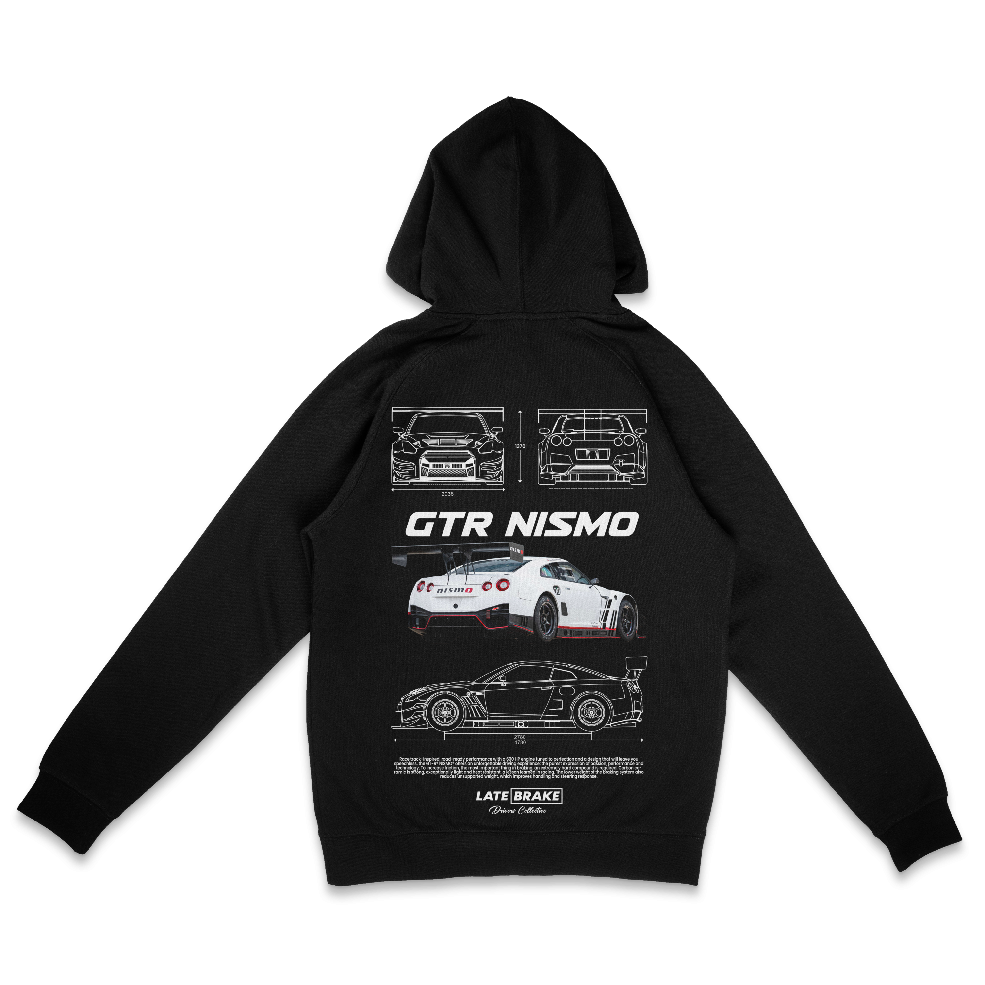 GTR Nismo (WHT) Drivers Collective Hoodie