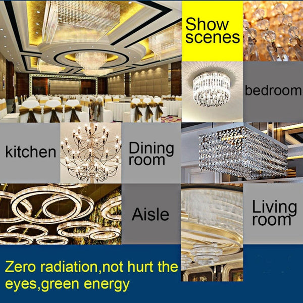 14 LED SMD 2835 Dimmable, AC 220-240V