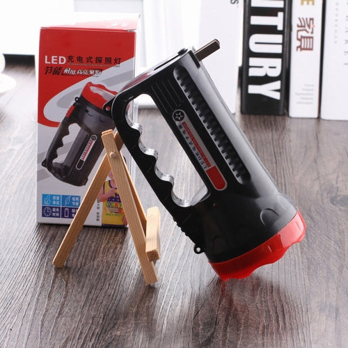 5W Rechargeable Strong LED Flashlight 2-Modes Outdoors Searchlight