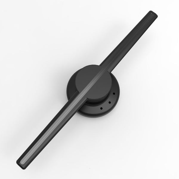 42cm Diameter 3D Holographic Display, WiFi App Control, 640 x 640 Pixels Resolution 320 LEDs Billboard, Support Micro SD Card, 42cm Wifi