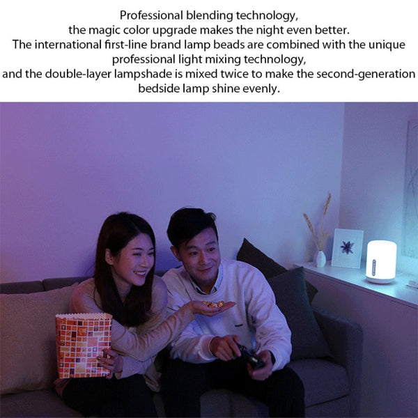 Original Xiaomi Mijia Bedside Lamp 2 LED Night Light Touch & Smart App Control