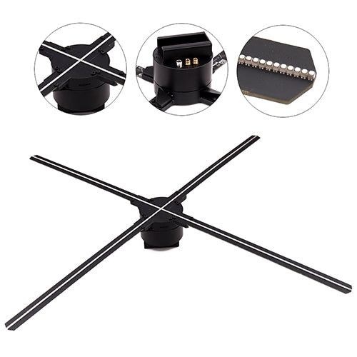 Dsee-65H Holographic Intelligent Display 3D Billboard, WiFi App Control, Display Resolution: 720 x 720 Pixels, Diameter: 65cm, Dsee-65H