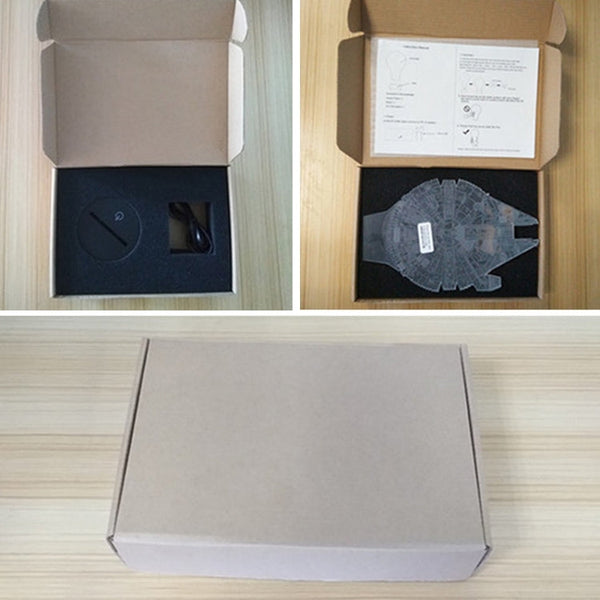 Skiing Shape 3D Colorful LED Vision Light Table Lamp, 16 Colors Remote Control Version