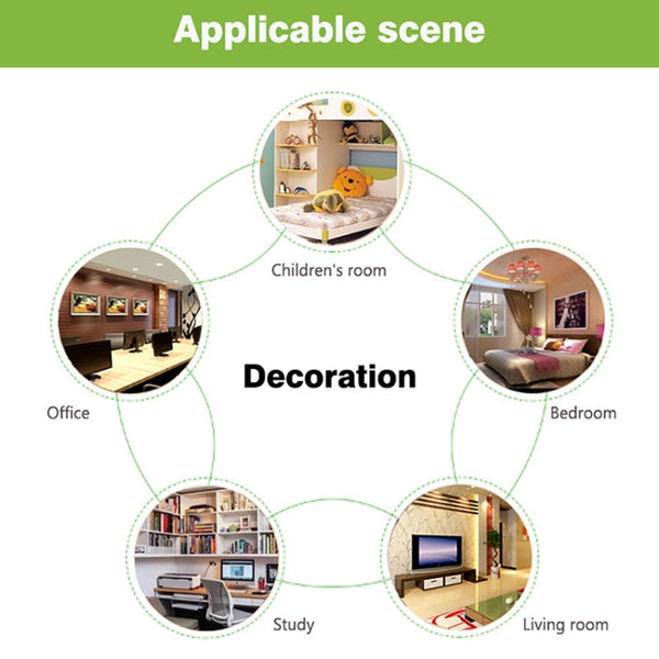 Five-string Guitar Shape 3D Colorful LED Vision Light Table Lamp, USB & Battery Version