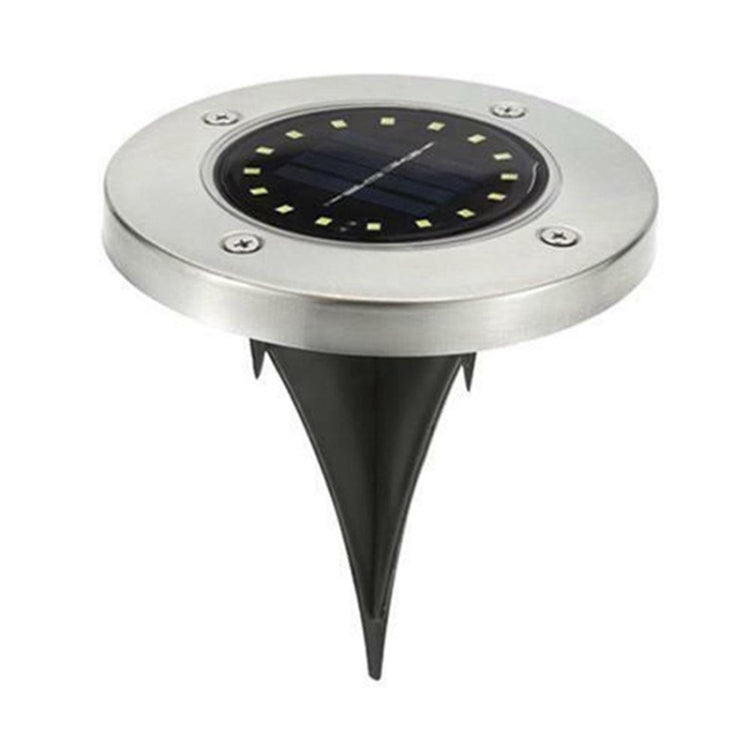 2 PCS 16 LEDs Solar Powered Buried Light Under Ground Lamp IP65 Waterproof Outdoor Garden Street Light