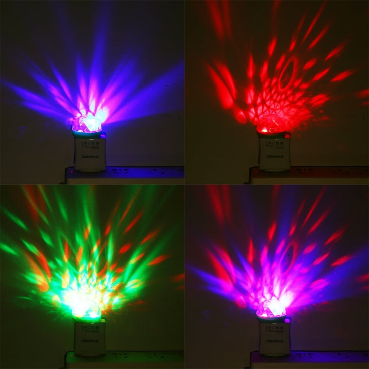 4W RGB USB LED Crystal Magic Ball Stage Light with Micro USB Adapter