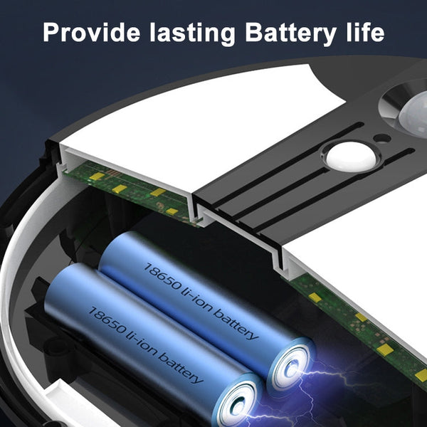 70 LEDs 450LM IP65 Waterproof Round Solar Powered Garden Lamp Body Induction Light Street Lamp