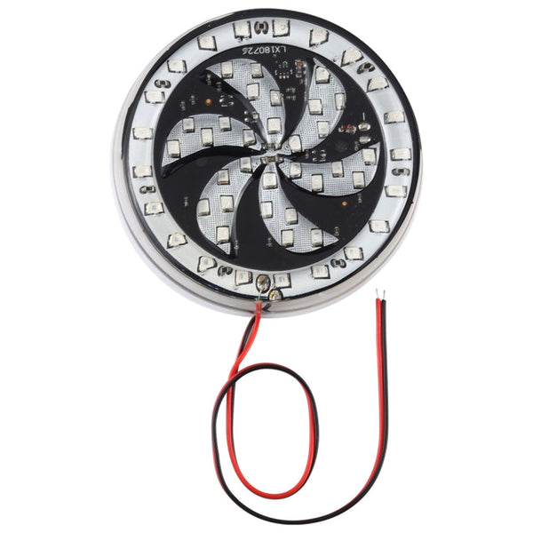 65 LEDs SMD 2835 Motorcycle Modified Windmill Angel Eyes RGB Light Fire Wheel Light Styling Flash Atmosphere Lamp, Diameter: 8.3cm, DC 12V