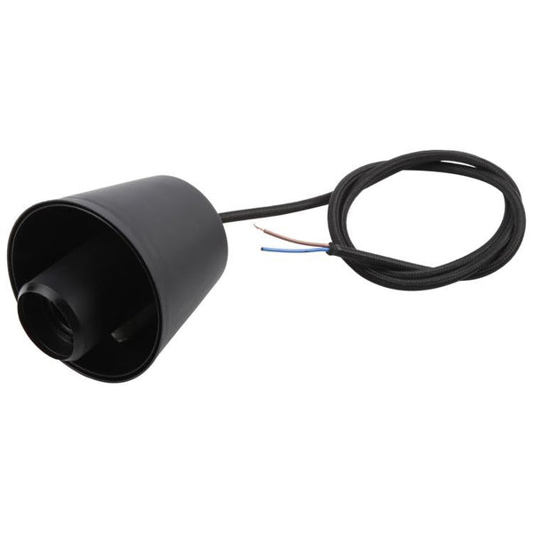 E27 Lamp Holder DIY Ceiling Chandelier Light Bulbs Screw Silicone Base Socket, Cable Length: 1m