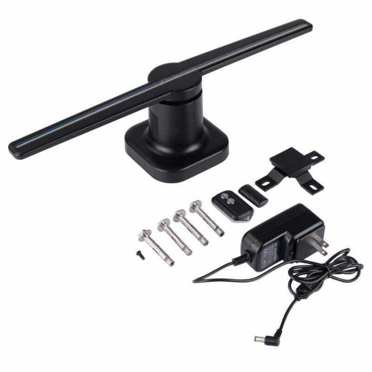 224 LEDs Hologram Holographic Display Fan with Remote Control, Support 4GB Micro SD Card, AC 100-240V, 450 x 224 Pixels