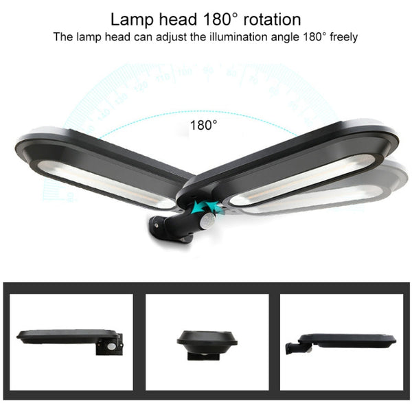 18 LEDs 600LM IP65 Waterproof Solar Powered Garden Lamp Body Induction Light Street Lamp