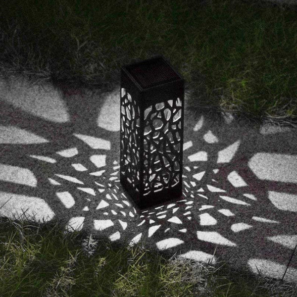Outdoor Hollowing Out Solar Energy Garden Lawn Lamp