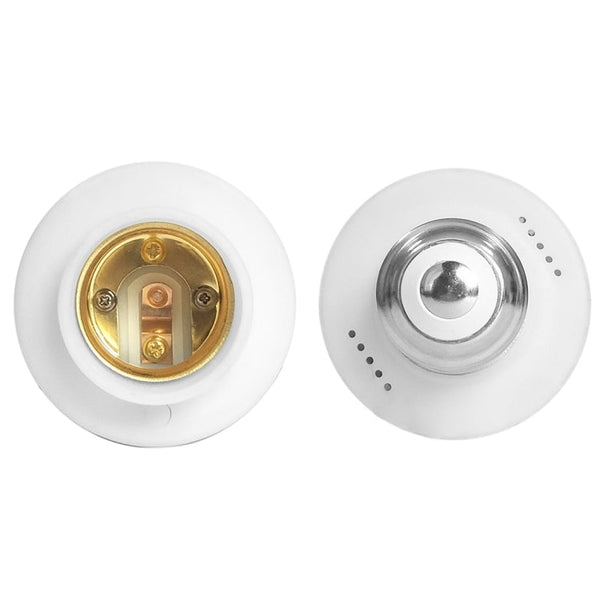 200W Max E27 APP Remote Control WiFi Smart Light Bulb Adapter Lamp Base Works with Alexa Echo & Google Home, AC 100-250V