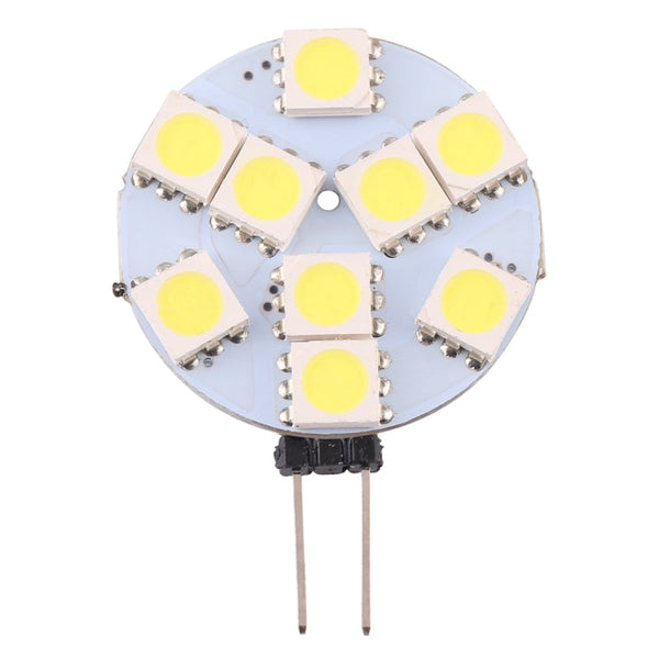 G9 9 LEDs SMD 5050 108LM 2800-3200K Stepless Dimming Energy Saving Light Pin Base Lamp Bulb, DC 12V