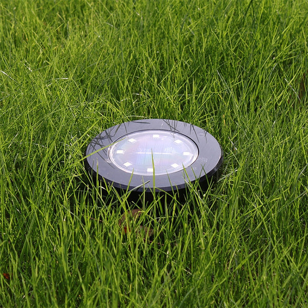 4 PCS 8 LEDs IP65 Waterproof Solar Powered Buried Lamp Garden Villa Garden Lawn Decorative Spotlight