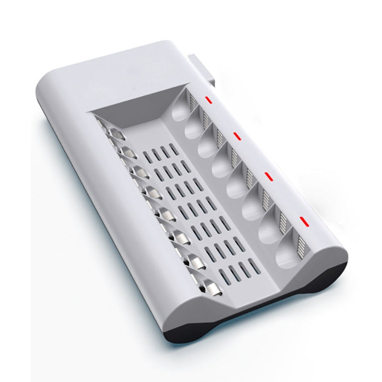 100-240V 8 Slot Battery Charger for AA & AAA Battery, UK Plug