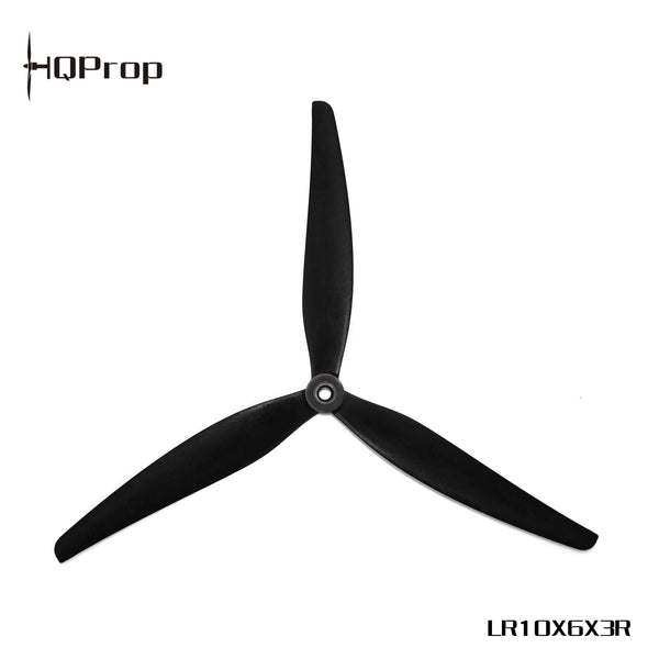 HQProp MacroQuad LR10X6X3 (1CW+1CCW) Black-Glass Fiber Reinforced Nylon